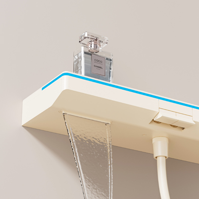 奶白按鍵雙功能極簡花灑 奶白按鍵雙功能極簡花灑