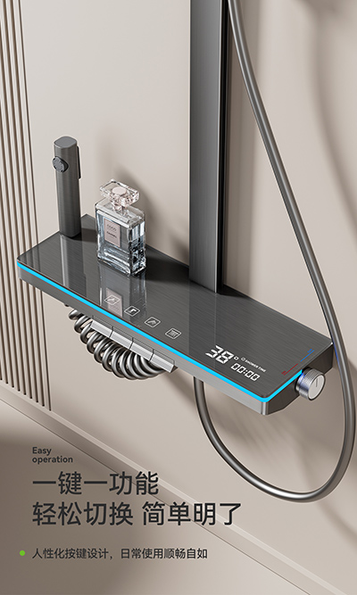 按鍵四功能花灑套裝